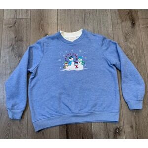 Grandma Cottagecore Festive Ugly Embroidered Whimsical Fairy Nature Sweatshirt